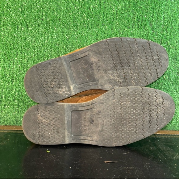 Cole Haan Oxford Brogue Brown Suede Dress Shoes Men’s Size 8.5 - Picture 5 of 6